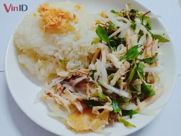 Nguyên liệu tươi ngon cho món xôi gà