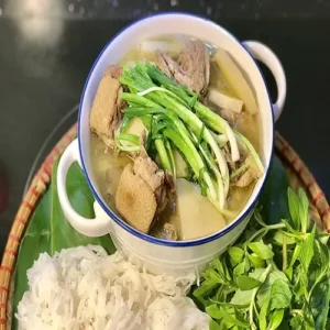 Nguyên liệu bún vịt măng tươi ngon