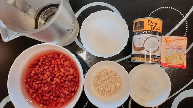 Quy trình xay lọc đậu đỏ lấy nước cốt