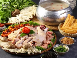 Nguyên liệu lẩu cháo gà thơm ngon