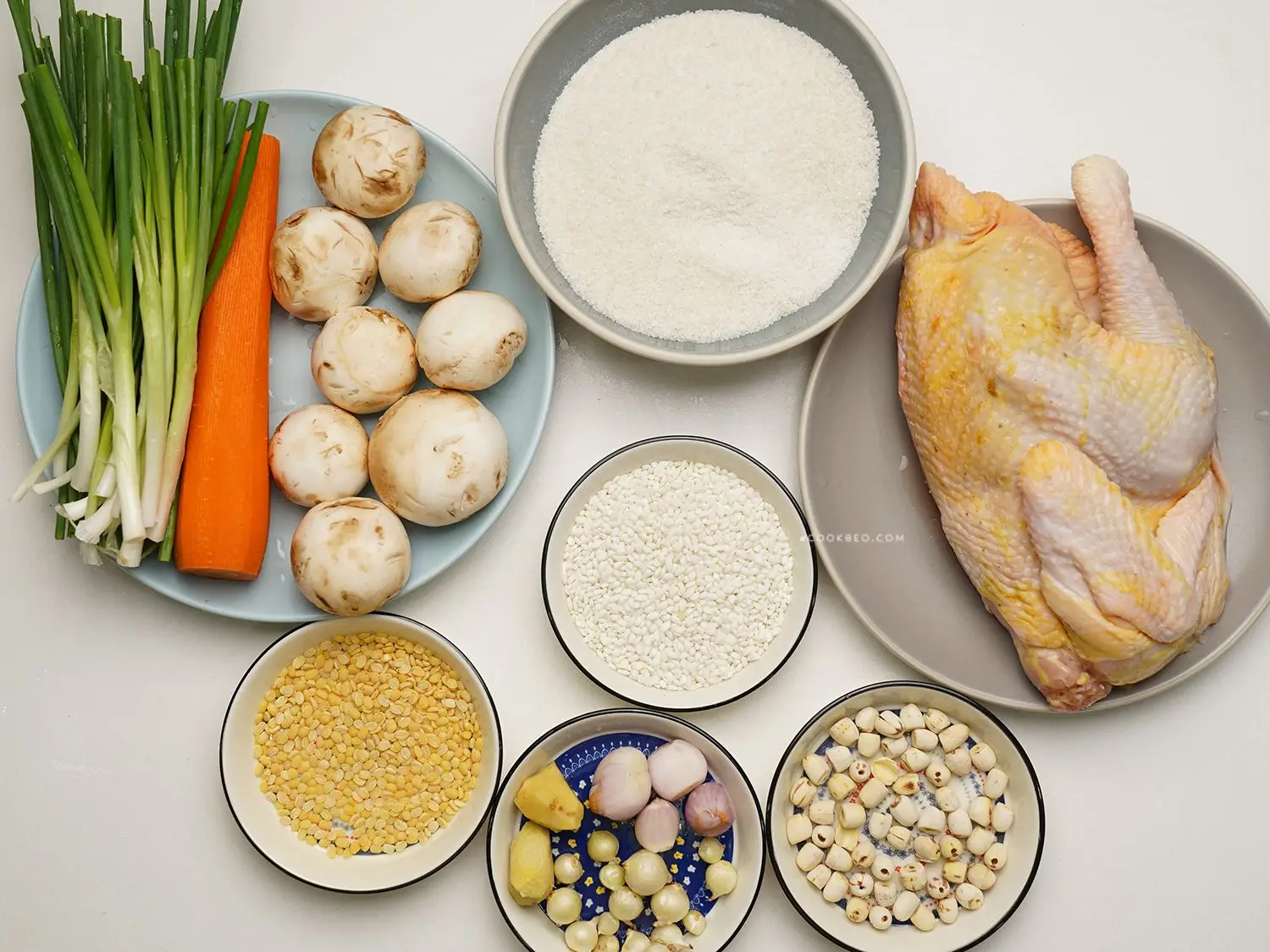 Gia vị cơ bản cho món cháo ngon chuẩn