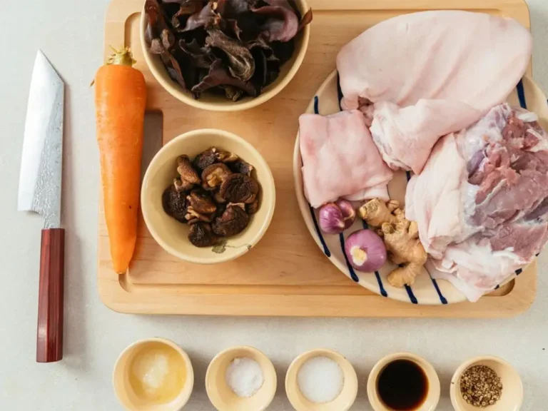 Nguyên liệu chuẩn bị Thịt Đông Miền Bắc