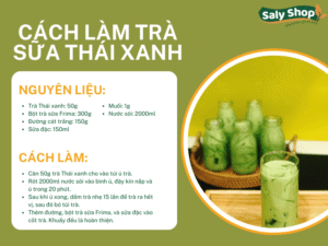 Nguyên liệu pha trà Thái xanh