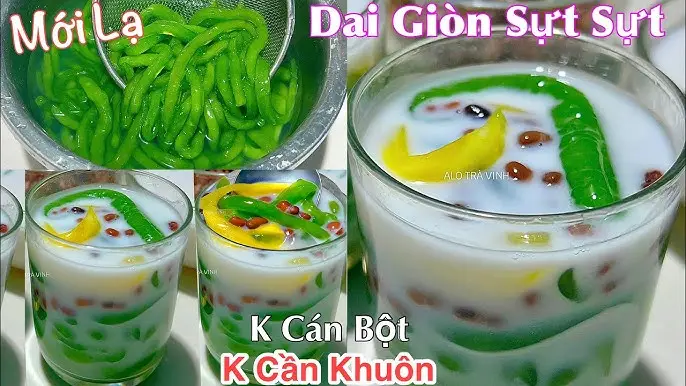 Chè mít lá dứa trân châu
