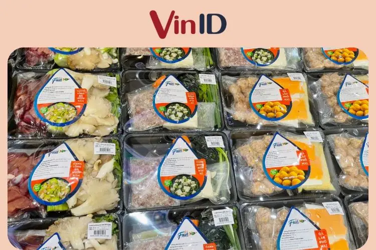 Nguyên liệu sơ chế sẵn sàng trên đĩa.