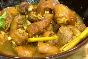 Giò heo giả cầy miền Trung vàng óng