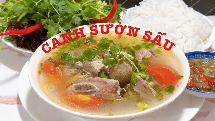 Canh Sườn Chua Thanh Vị Me Sấu