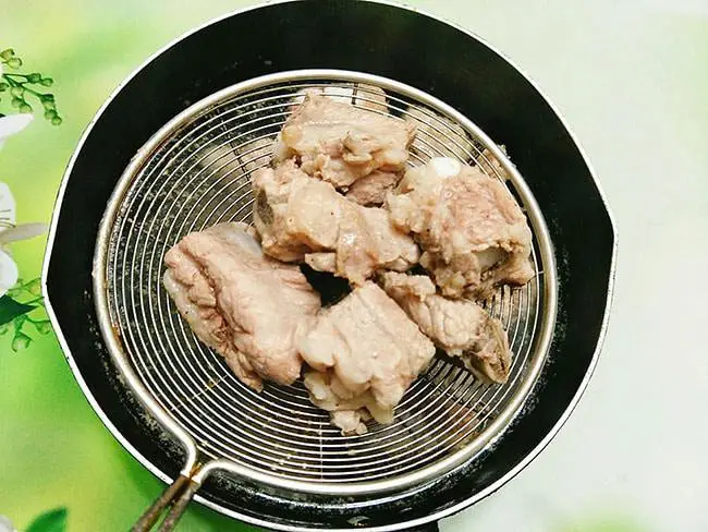 Xương heo chần sơ, chuẩn sạch