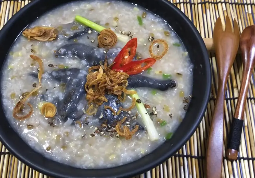 Nguyên liệu tươi nấu cháo gà ác