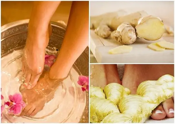 Bàn tay sơ chế nội tạng bằng muối gừng