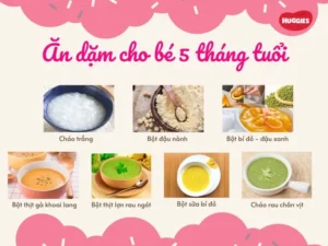 Nguyên liệu an toàn cho bé 5 tháng tuổi.