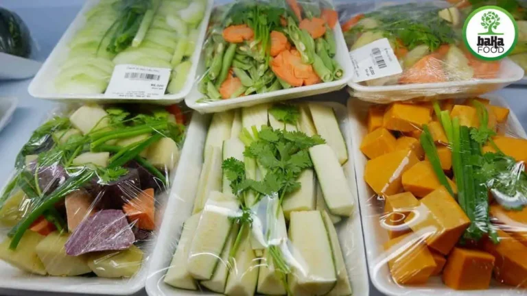 Nguyên liệu sơ chế sẵn sàng chế biến món ngon.