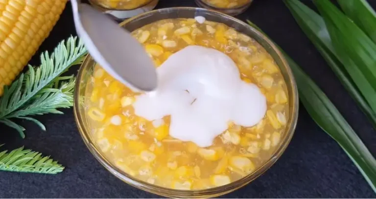 Chè Ngô Cốt Dừa Thơm Ngon, Béo Ngậy, Vàng Óng.