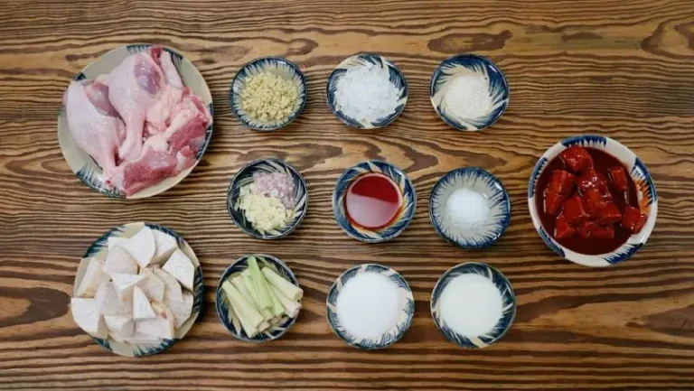 Các nguyên liệu tươi ngon cho món vịt nấu chao