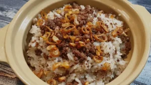 Nguyên liệu tươi chuẩn bị món Xôi chim bồ câu