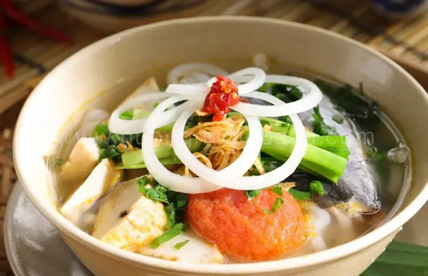 Bún chả cá Huế hấp dẫn