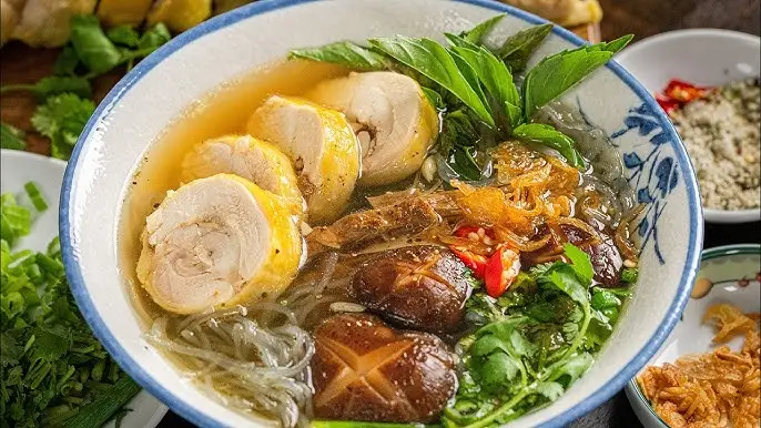 Miến Gà Nấm Hương tươi ngon