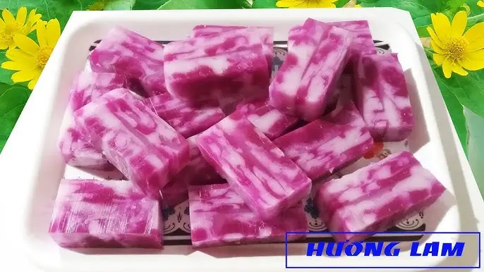 Món tráng miệng rau câu sơn thủy