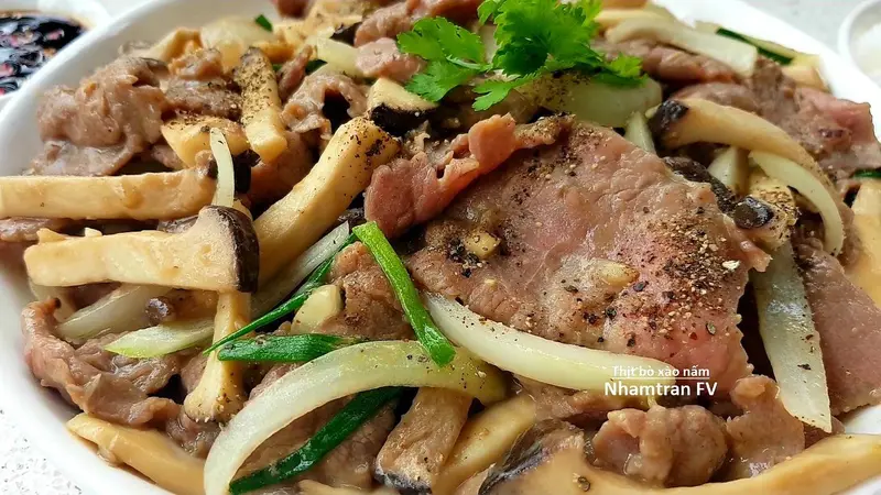 Bò Xào Nấm - Hình ảnh đẹp, chi tiết và thực tế