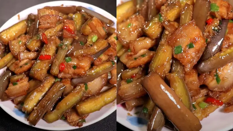 Cà Tím Xào Thịt - Hình ảnh đẹp, chi tiết và thực tế