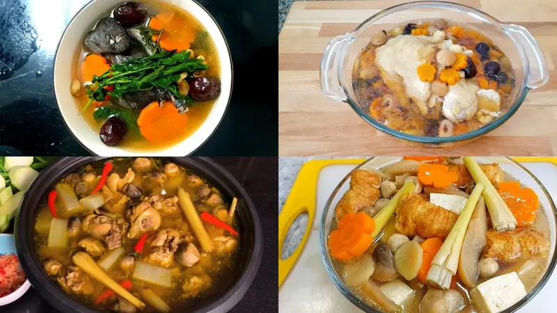 Các Món Gà Hầm - Hình ảnh đẹp, chi tiết và thực tế