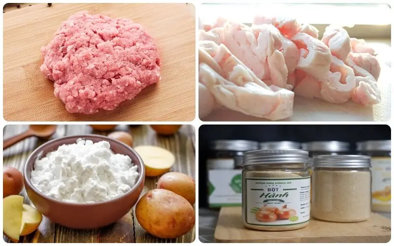 Bí quyết làm chả mỡ chuẩn vị, thơm ngon, dai giòn tại nhà 2 Cách làm chả mỡ - Nguyên liệu và dụng cụ làm chả mỡ chuẩn vị