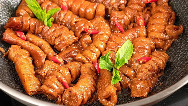 Cách Làm Lòng Heo Khìa Nước Dừa - Hình ảnh đẹp, chi tiết và thực tế