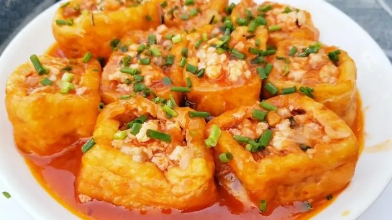 Biến Tấu Đậu Hũ Nhồi Thịt Hấp Dẫn