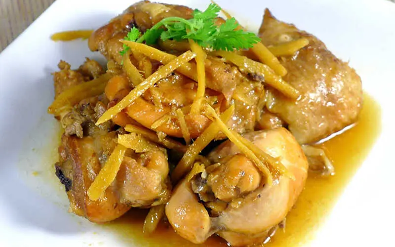 Gà Xào Gừng - Hình ảnh đẹp, chi tiết và thực tế