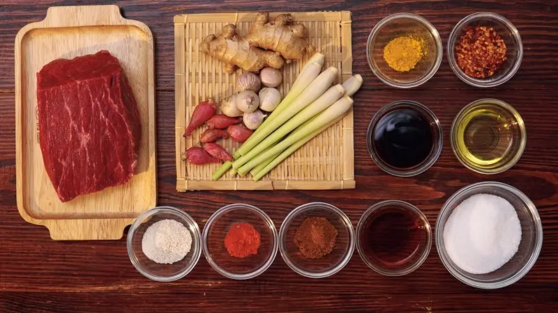 Nguyên liệu nấu bò kho - Các Nguyên Liệu Chính Cho Món Bò Kho