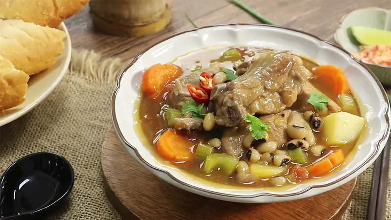 Sườn Nấu Đậu - Hình ảnh đẹp, chi tiết và thực tế
