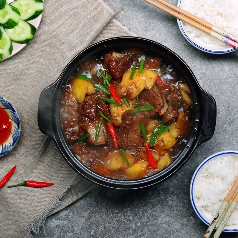 Sườn non kho thơm - Bí Quyết 