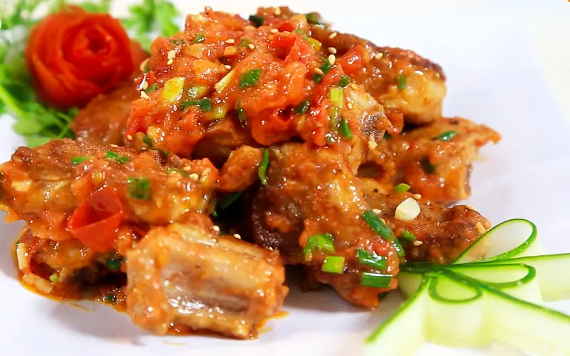 Sườn Xào Chua Ngọt Cà Chua - Hình ảnh đẹp, chi tiết và thực tế
