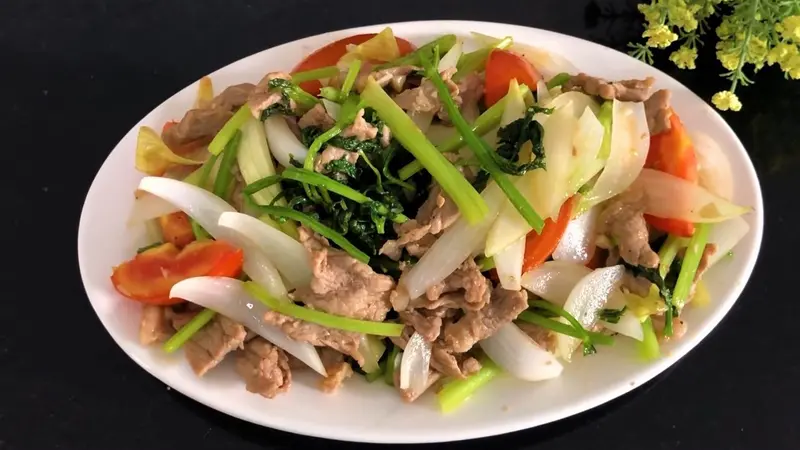 Thịt Bò Xào Cần Tây - Hình ảnh đẹp, chi tiết và thực tế