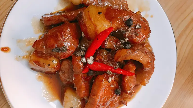 Thịt Heo Kho Tiêu - Hình ảnh đẹp, chi tiết và thực tế