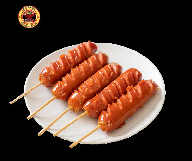Xúc Xích Chiên - Hình ảnh đẹp, chi tiết và thực tế