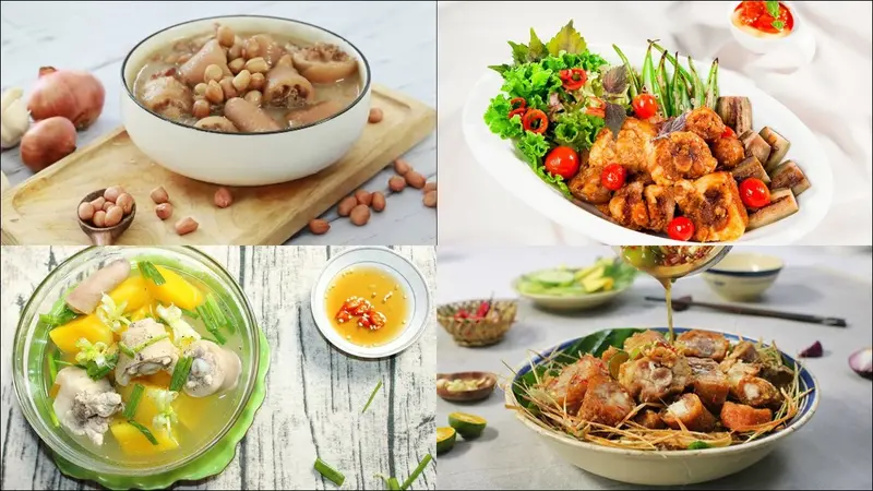 Các Món Ngon Từ Xương Đuôi Heo
